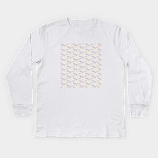 Pro Roe 1973 (pattern) Kids Long Sleeve T-Shirt